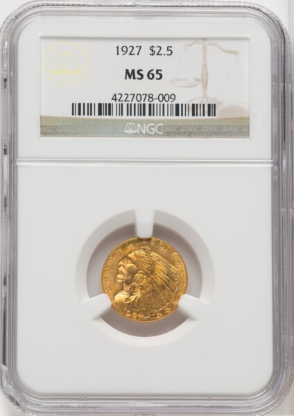 1927 $2 1/2 65 NGC