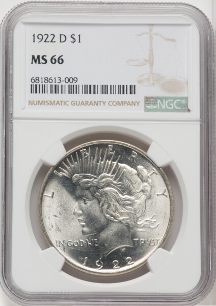 1922-D S$1 66 NGC