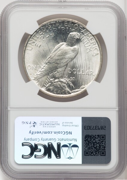 1922-D S$1 66 NGC