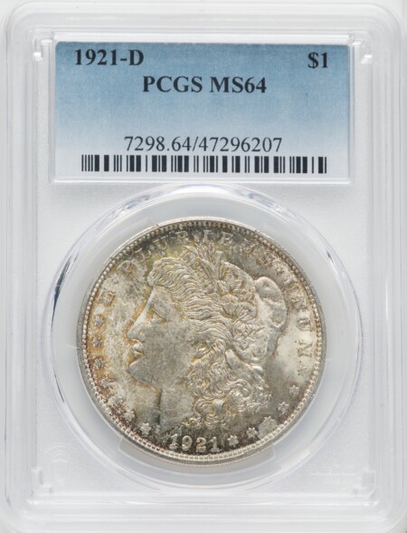 1921-D S$1 64 PCGS