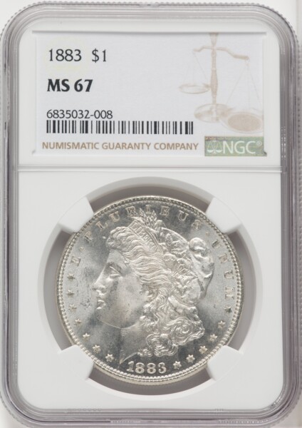 1883 S$1 67 NGC