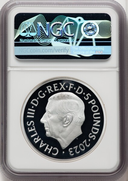 Charles III silver Proof “Darth Vader & Emperor Palpatine” 5 Pounds (2 oz) 2023 PR69  Ultra Cameo NGC, 69 NGC