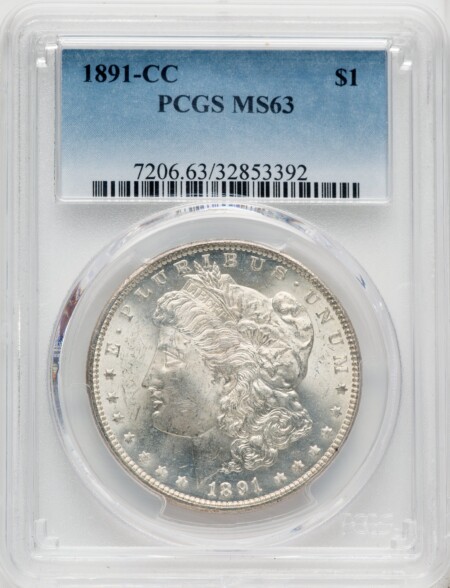 1891-CC S$1 63 PCGS