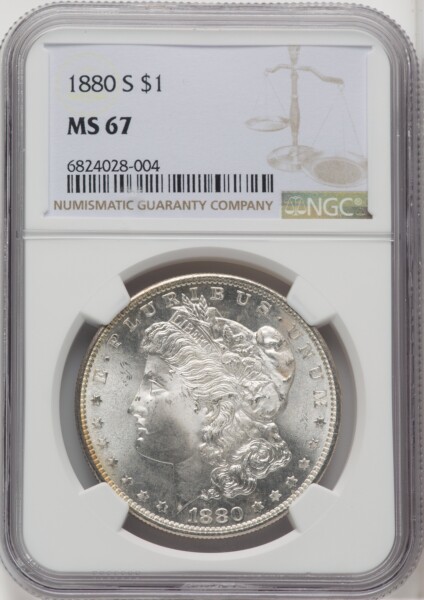 1880-S S$1 67 NGC