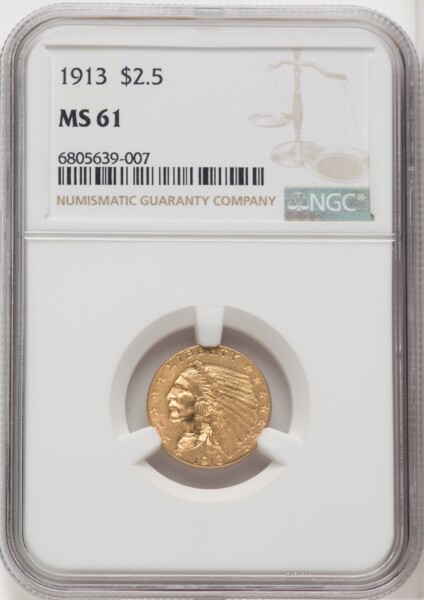 1913 $2 1/2 61 NGC