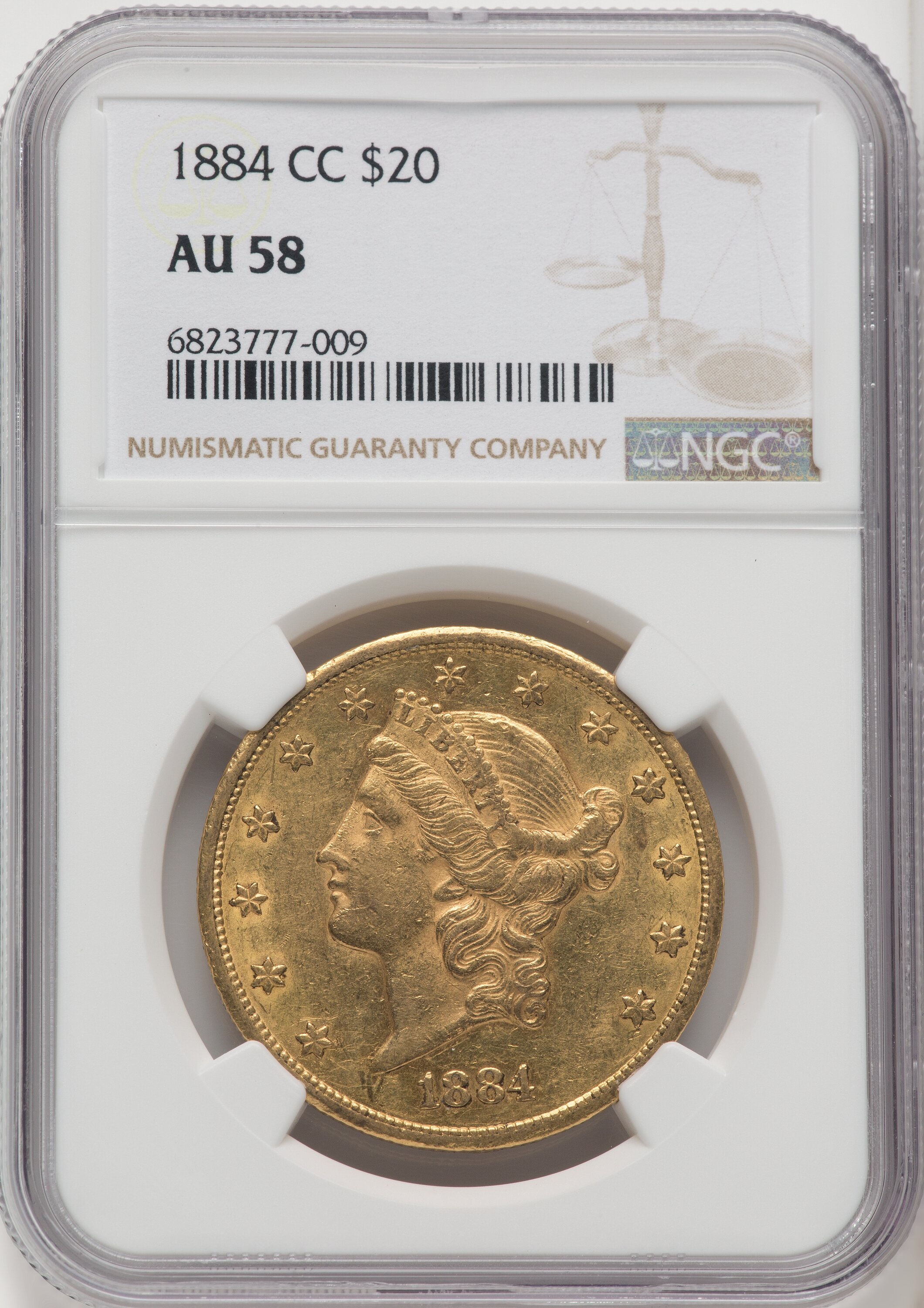 1884-CC $20 58 NGC
