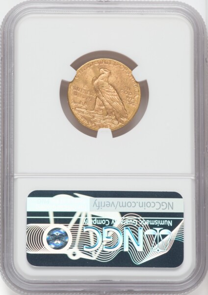 1909-D $5 Green Label 64 NGC