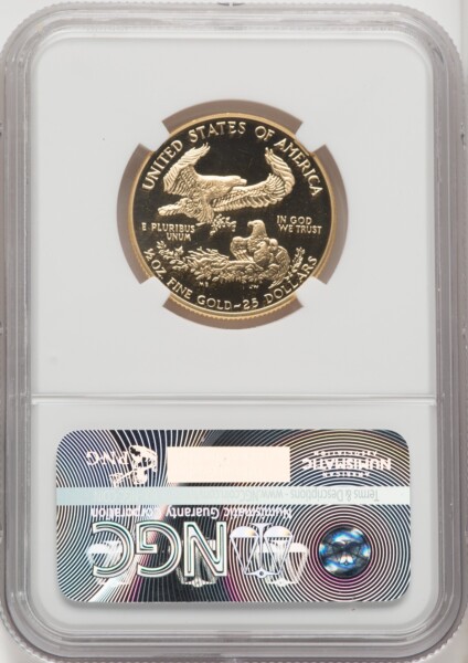 1993-P $25 Half-Ounce Gold Eagle, DC Mike Castle 70 NGC