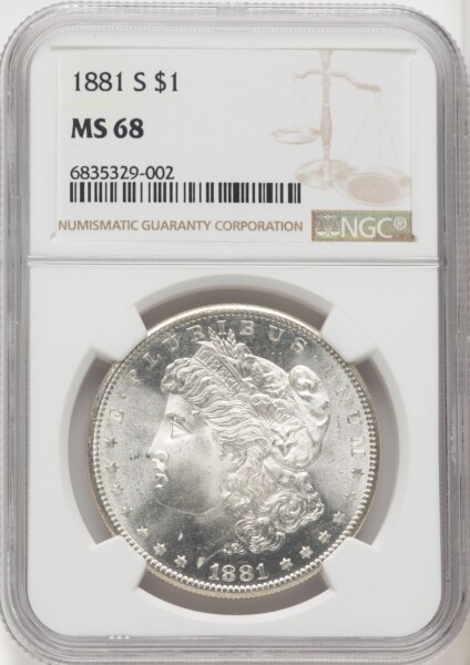 1881-S S$1 68 NGC