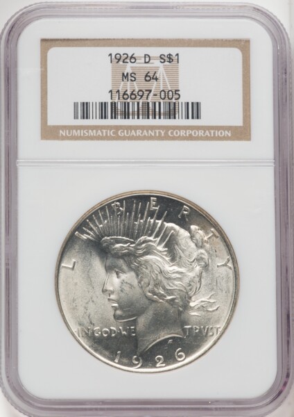 1926-D S$1 64 NGC