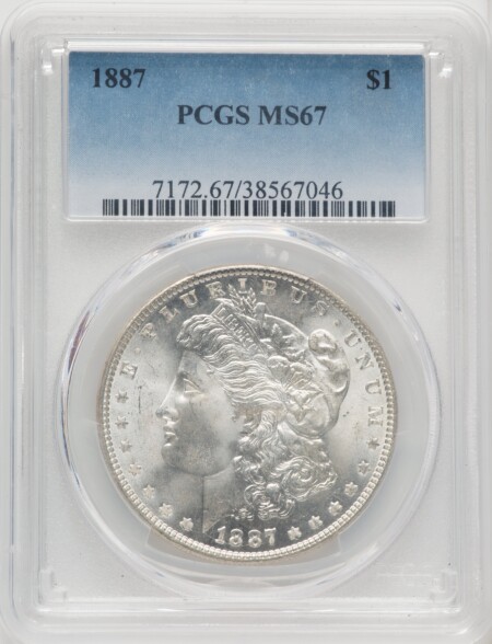 1887 S$1 67 PCGS