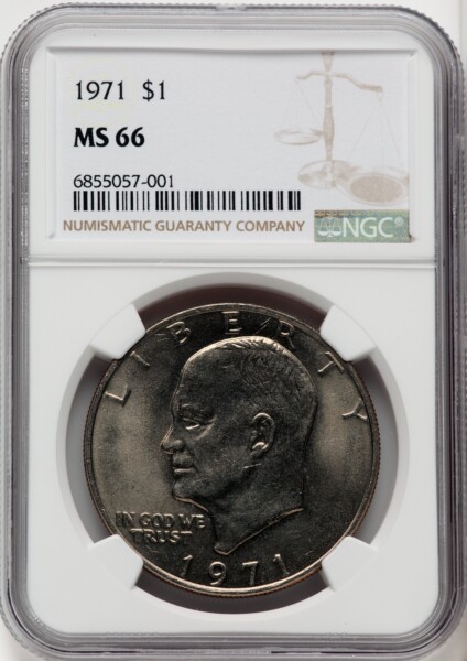 1971 $1 66 NGC