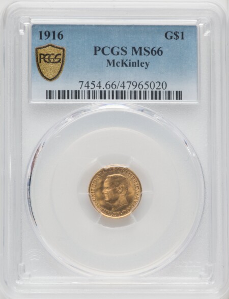 1916 G$1 McKinley PCGS Secure 66 PCGS