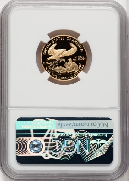 1996-W $10 Quarter-Ounce Gold Eagle, DC 70 NGC