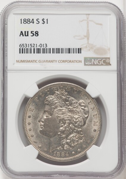 1884-S S$1 58 NGC