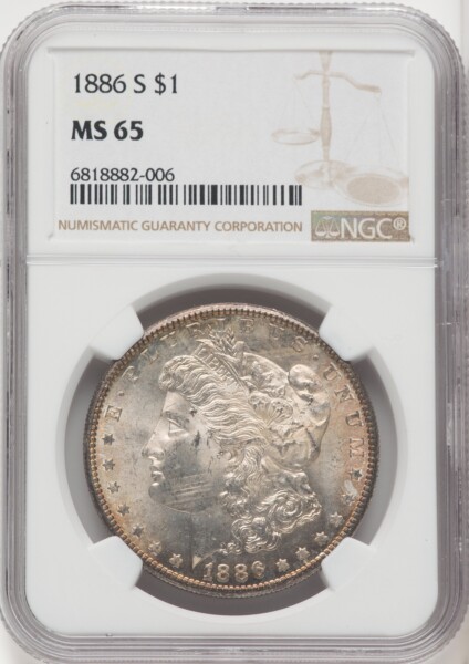 1886-S S$1 65 NGC