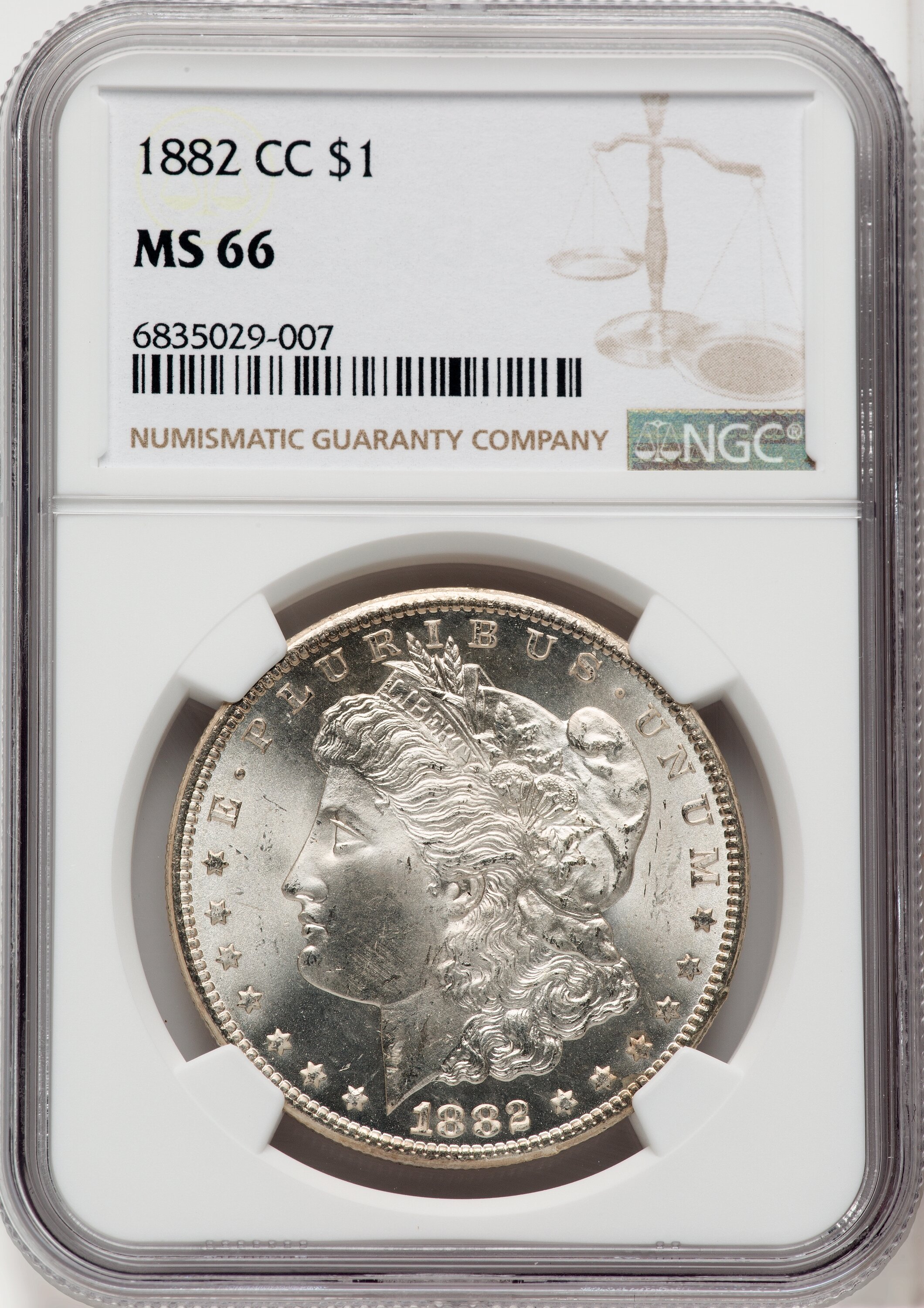1882-CC S$1 66 NGC