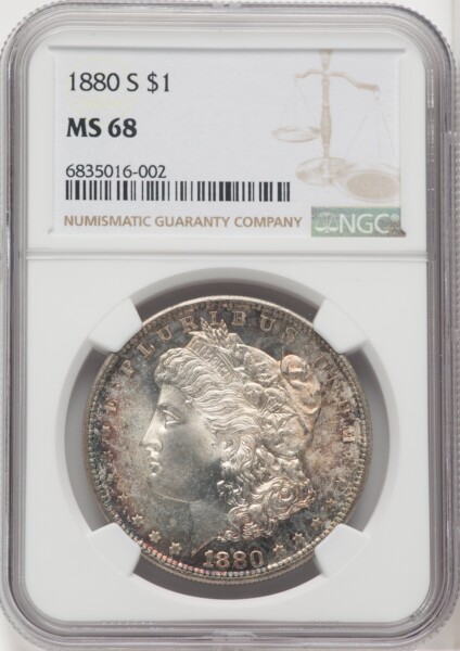 1880-S S$1 68 NGC