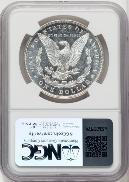 1887 S$1, DM 66 NGC