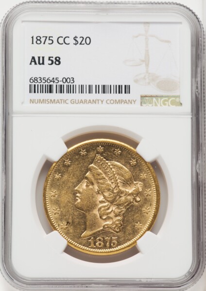 1875-CC $20 58 NGC