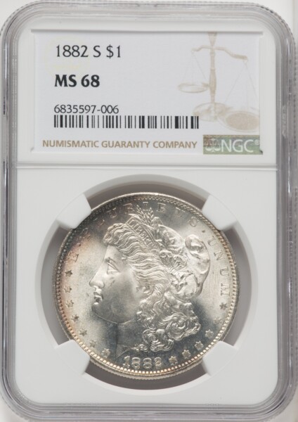 1882-S S$1 68 NGC