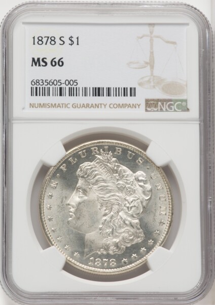 1878-S S$1 66 NGC
