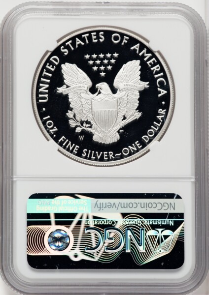2020-W S$1 Silver Eagle, PRDC 70 NGC