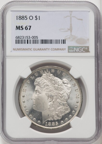 1885-O S$1 67 NGC