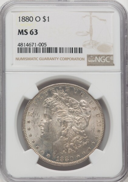 1880-O S$1 63 NGC