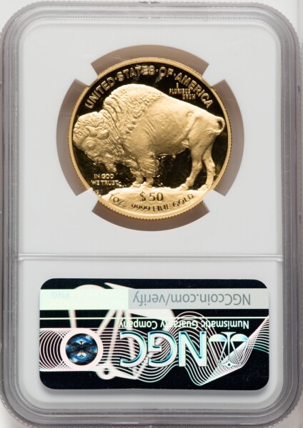 2023-W G$50 Gold Buffalo, PR DCAM 70 NGC