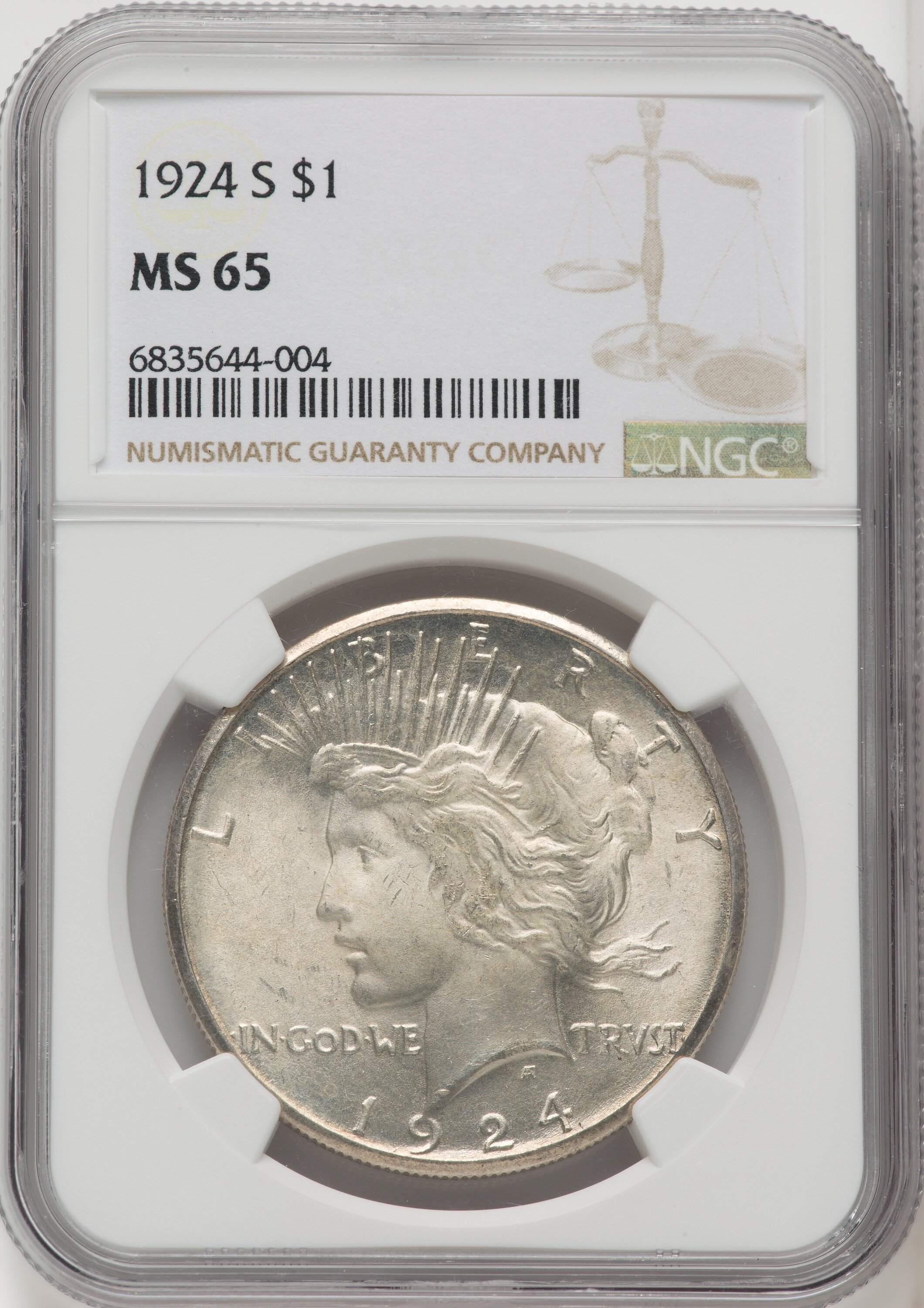 1924-S S$1 65 NGC