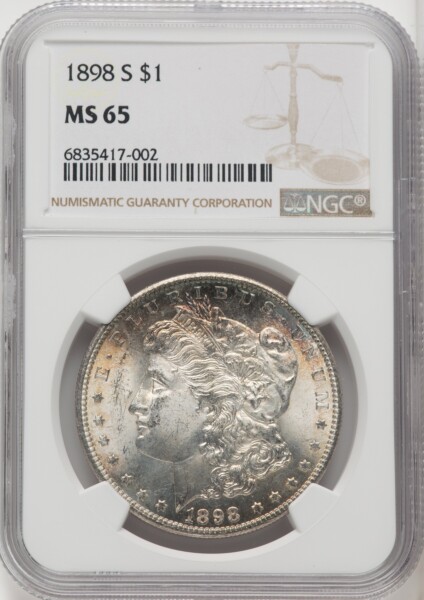 1898-S S$1 65 NGC