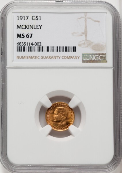 1917 G$1 McKinley 67 NGC