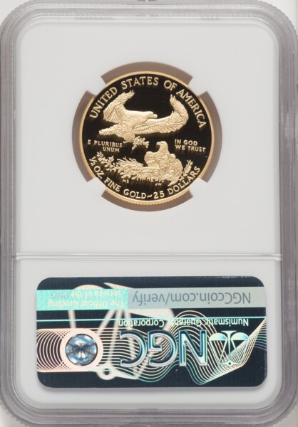 2011-W $25 Half-Ounce Gold Eagle, DC 70 NGC