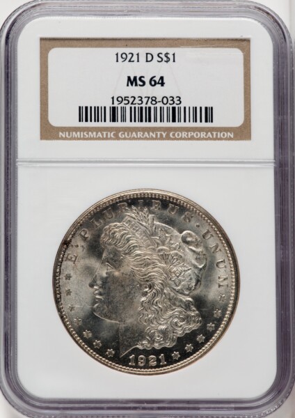 1921-D S$1 64 NGC