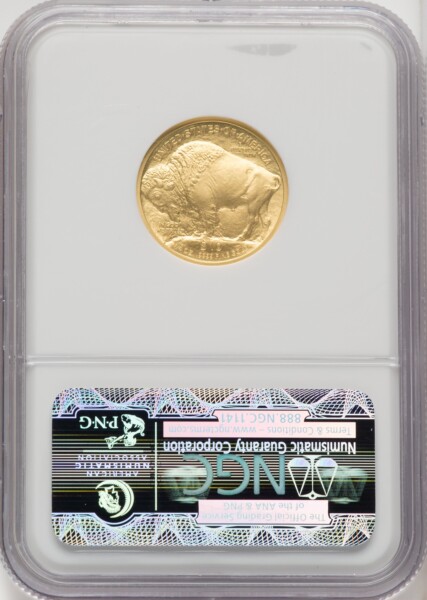 2008-W $10 Quarter-Ounce Gold Buffalo, SP 70 NGC