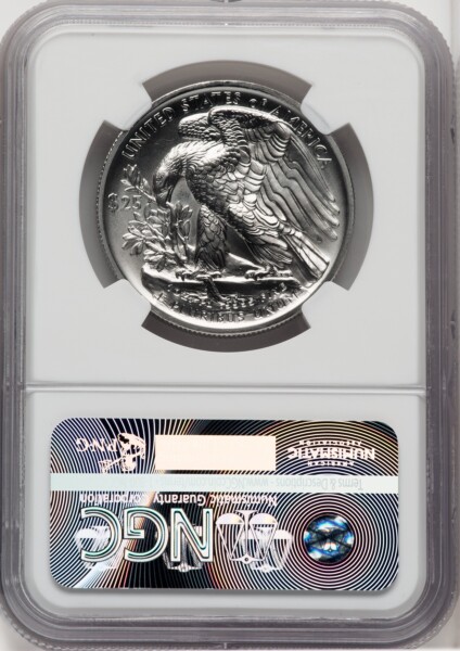 2017 $25 One Ounce Palladium, First Day of Issue, MS 70 NGC