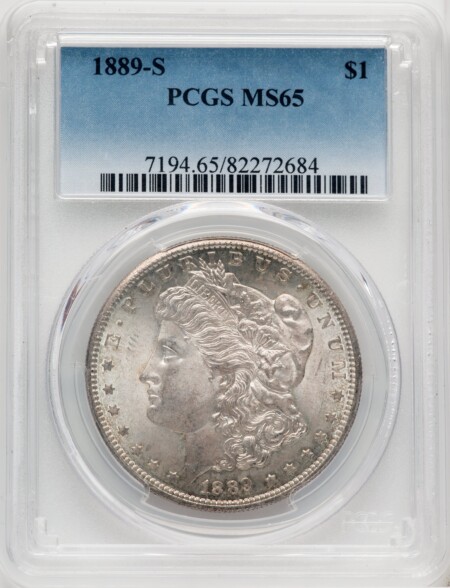 1889-S S$1 65 PCGS