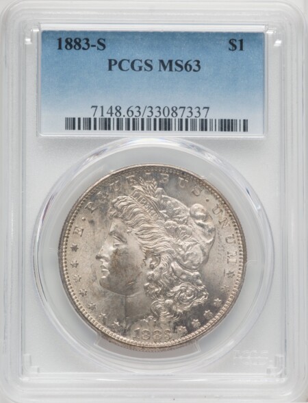 1883-S S$1 63 PCGS