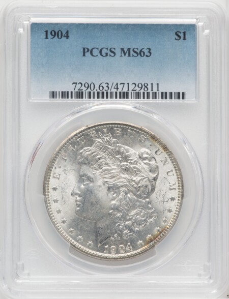 1904 S$1 63 PCGS