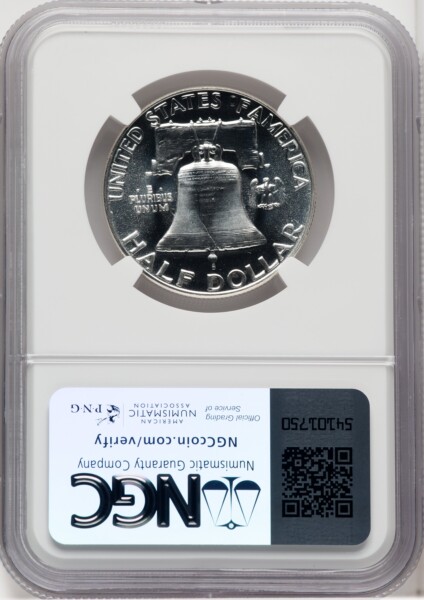 1955 50C Mike Castle Franklin Series 69 NGC