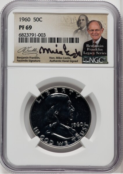 1960 50C Mike Castle Franklin Series 69 NGC