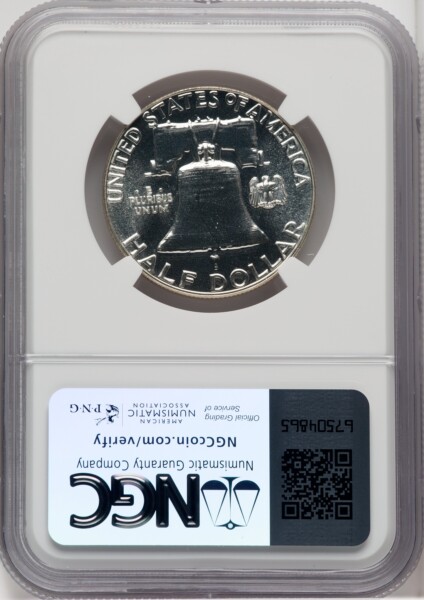 1961 50C Mike Castle Franklin Series 69 NGC