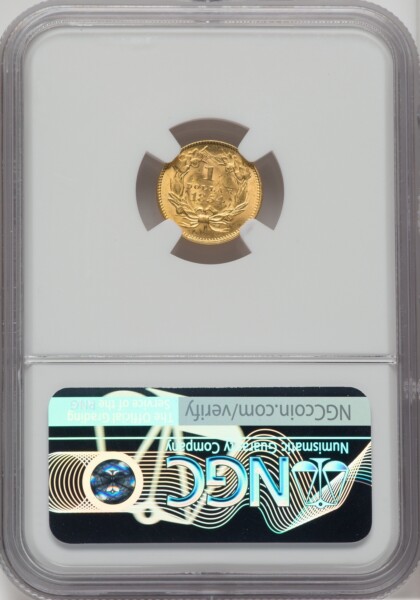 1854 G$1 Type Two 65 NGC