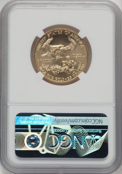2020 $25 Half-Ounce Gold Eagle, First Day of Issue, MS 70 NGC
