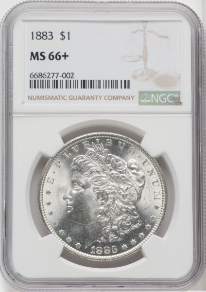 1883 S$1 NGC Plus 66 NGC