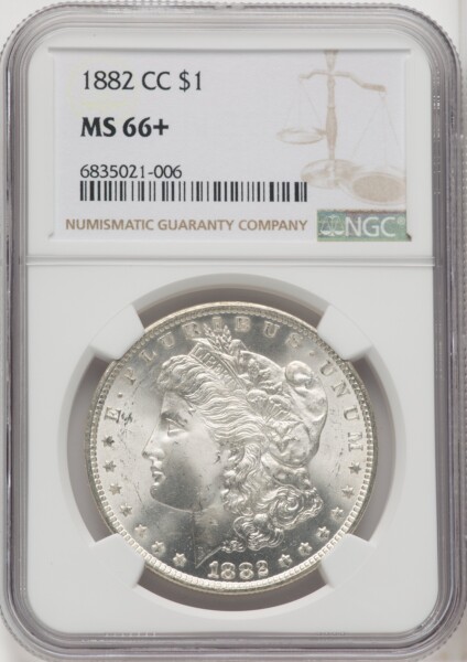 1882-CC S$1 NGC Plus 66 NGC