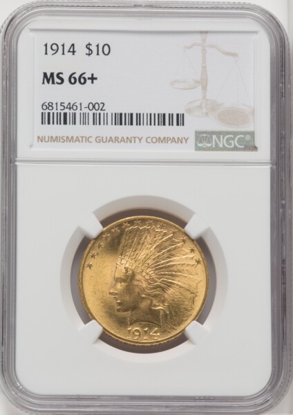1914 $10 NGC Plus 66 NGC