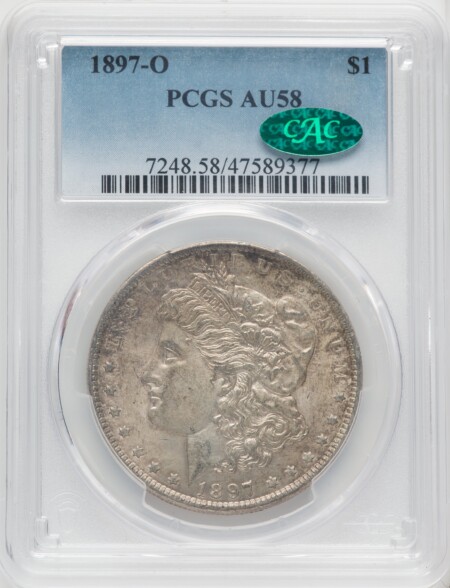 1897-O S$1 CAC 58 PCGS