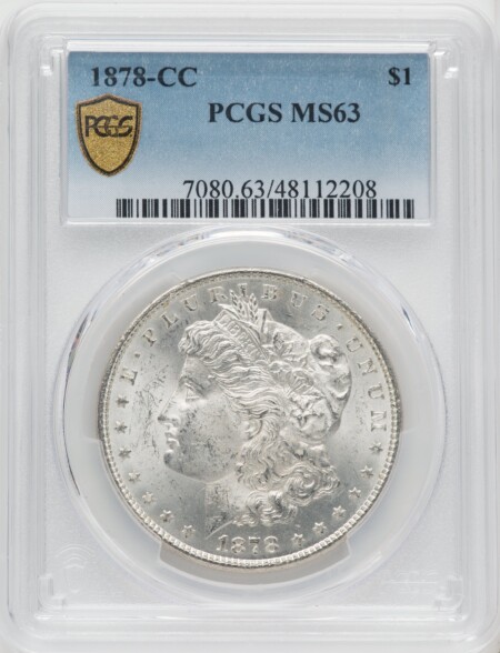 1878-CC S$1 PCGS Secure 63 PCGS
